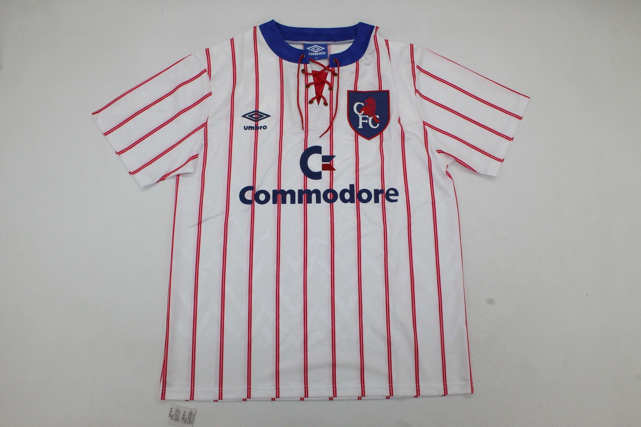 AAA Quality Chelsea 92/94 Away White/Red Soccer Jersey